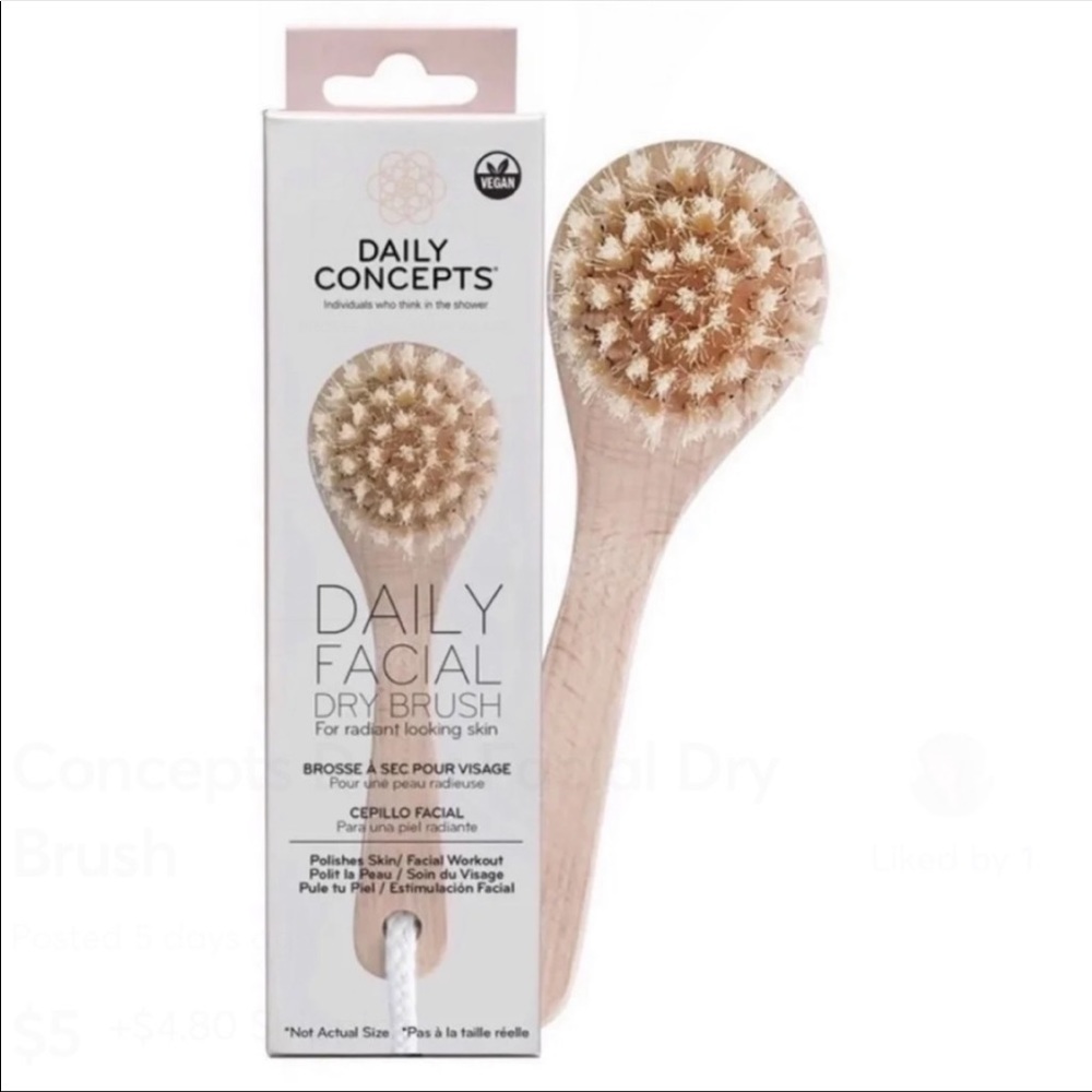 Daily Concepts Daily Facial Dry Brush NWT